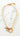 Pearl and Diamante T-Bar Necklace - Gold
