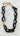 Over Sized Link Statement Necklace - Black/Gold