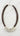 Hammered Pendant Corded Necklace - Silver/Brown