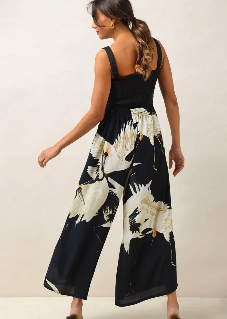 Palazzo Pants - Stork Black