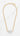 Diamanté Pendant Ball Chain Necklace - Gold