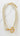 Snaffle Bit Pearl Necklace - Gold