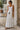 Drawstring Waist Maxi Skirt - White/Black