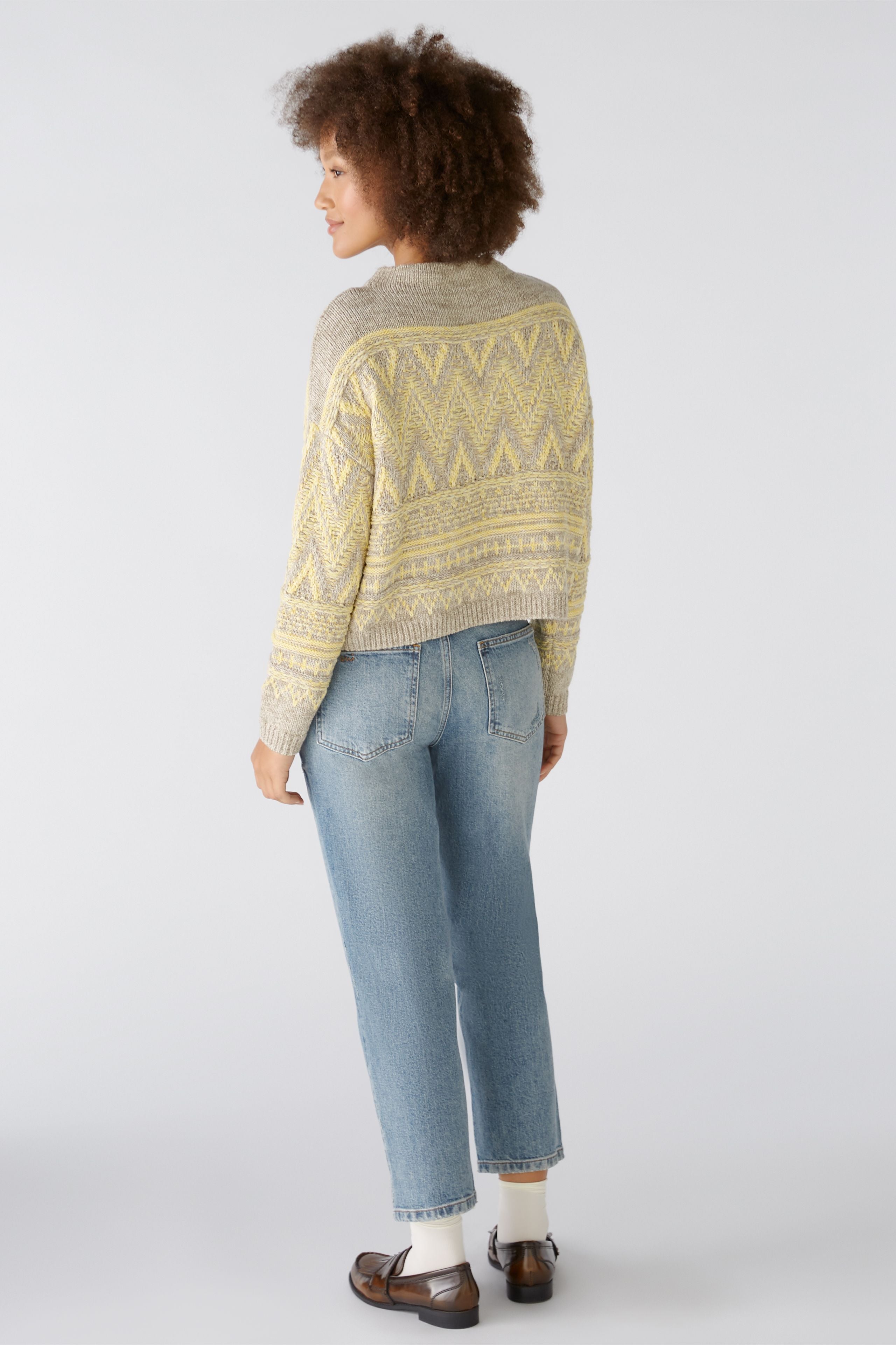 Zigzag Jumper - Yellow