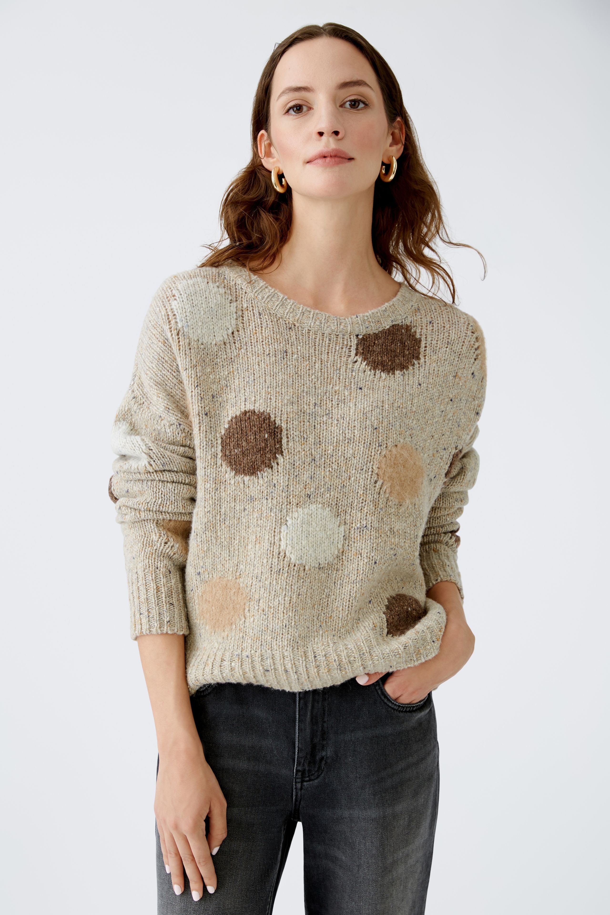 Spot Jumper - Taupe