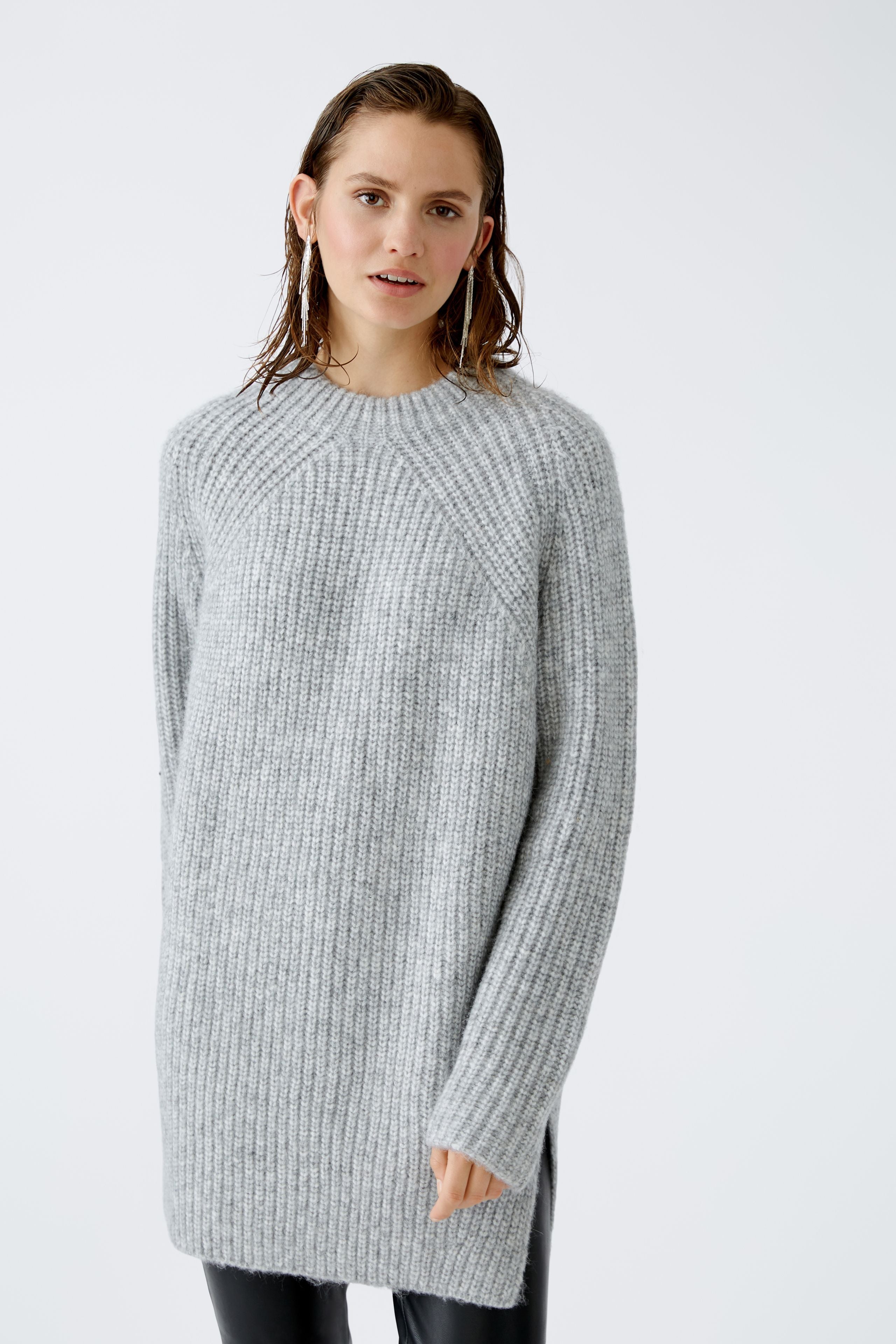 Longline Jumper Grey