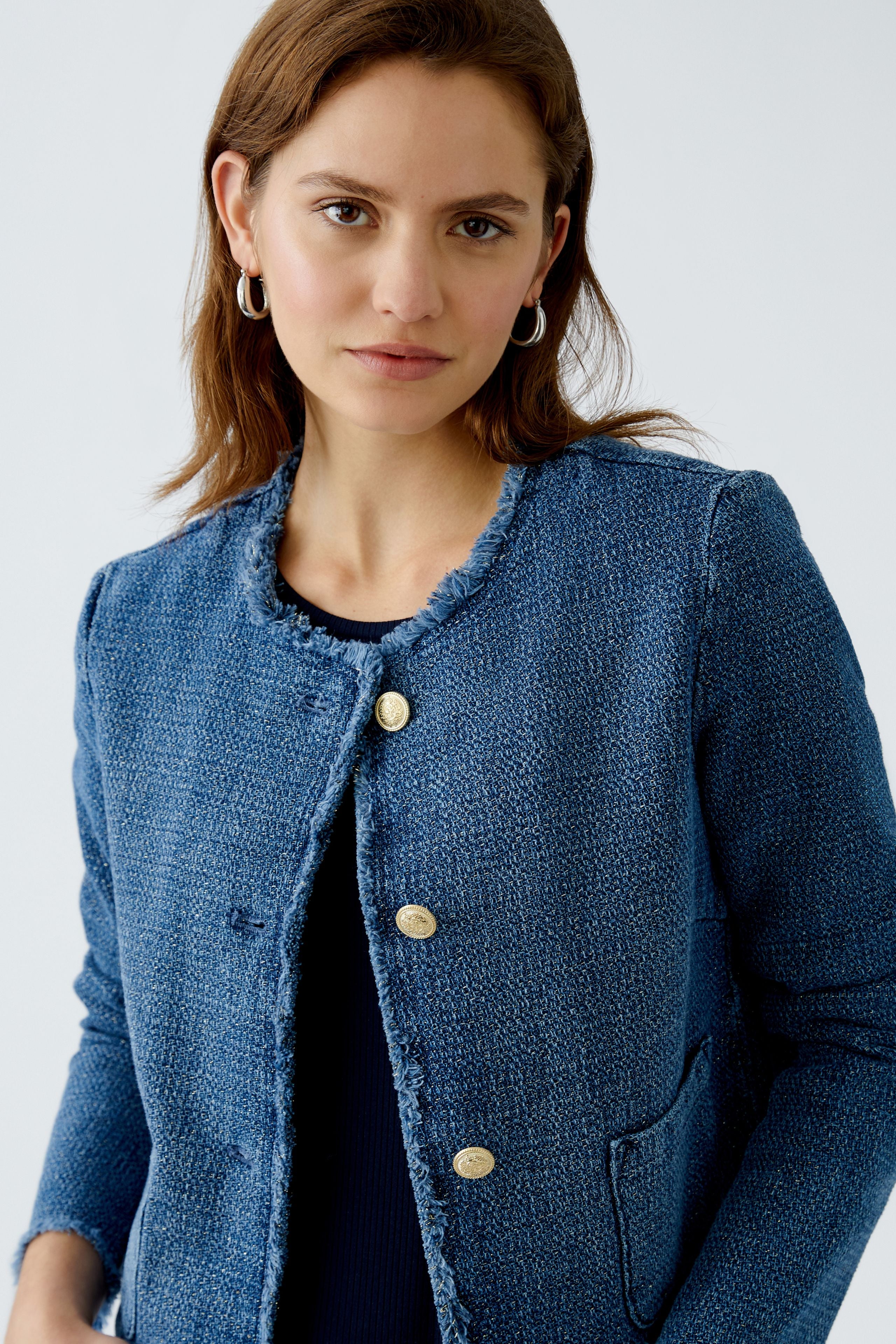 Frill Jacket - Blue