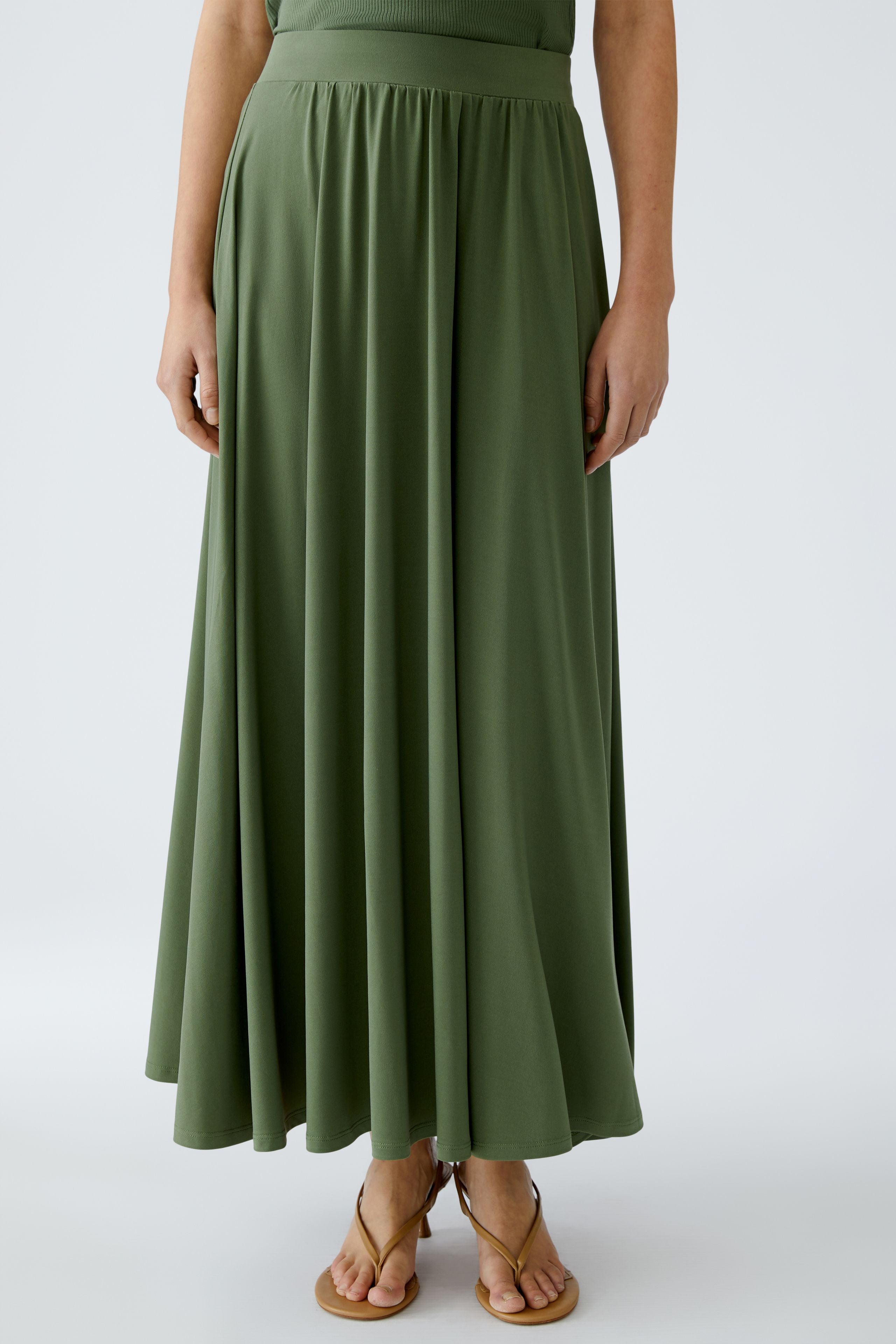 Pleated Skirt - Dark Green