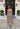 Aurelia Mesh Maxi Dress - Chocolate/White