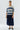 Pleated Midi Skirt - Dark Blue