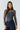 Sheer Tartan Tulle Top - Blue/Camel