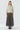 Ribbed Trim Demi Sleeve Knit Top - Light Beige