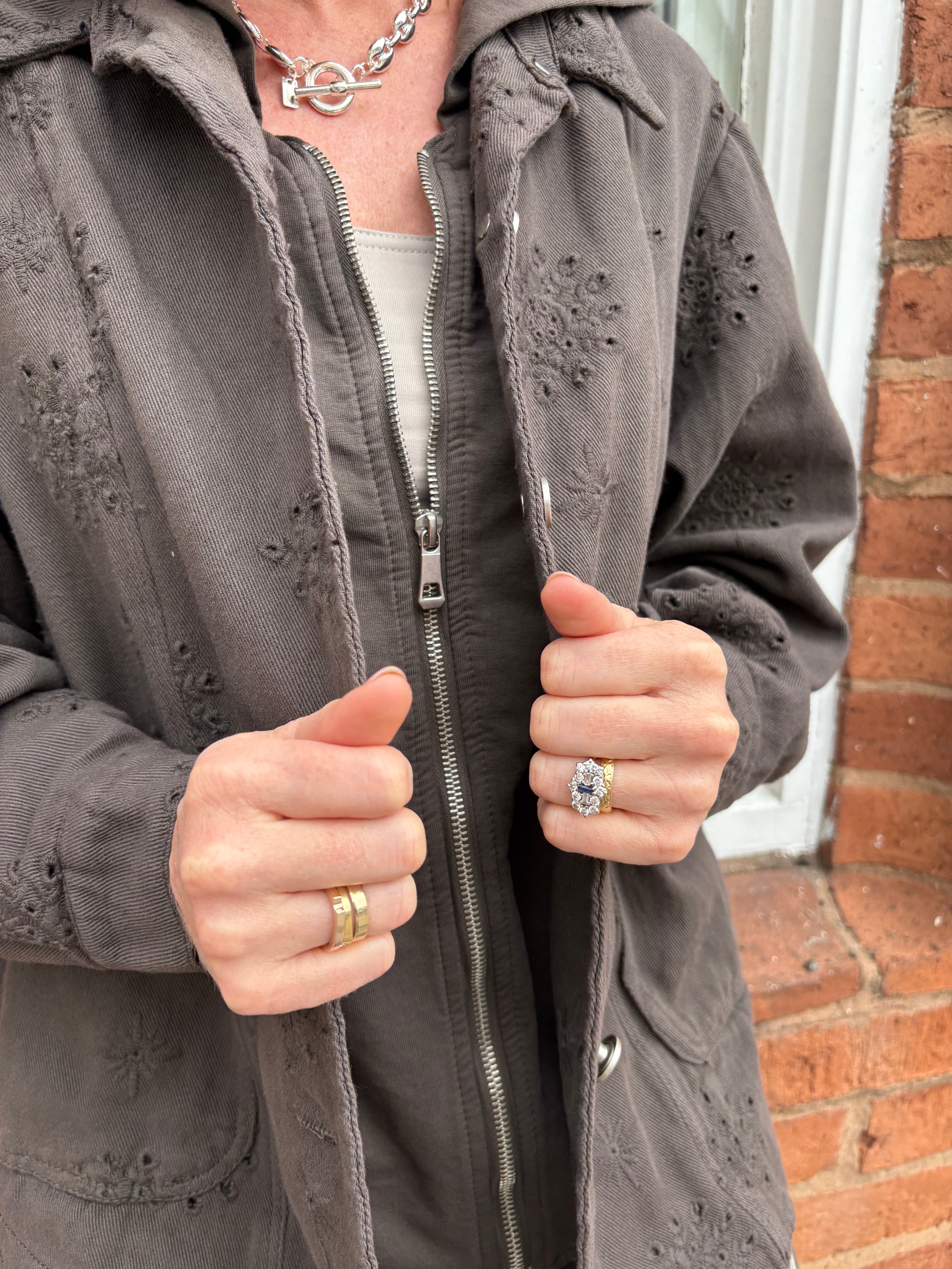 Hooded Jacket - Chocolate