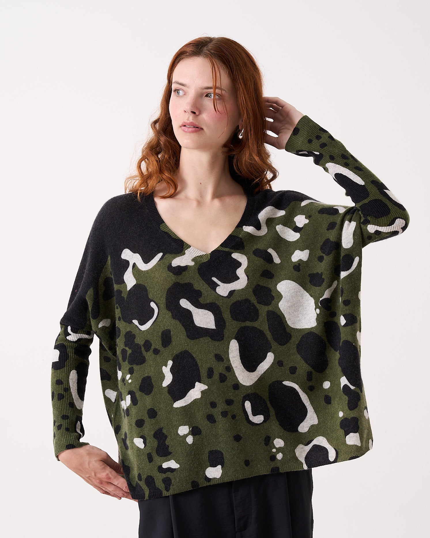 Camille Jumper - Olive Green