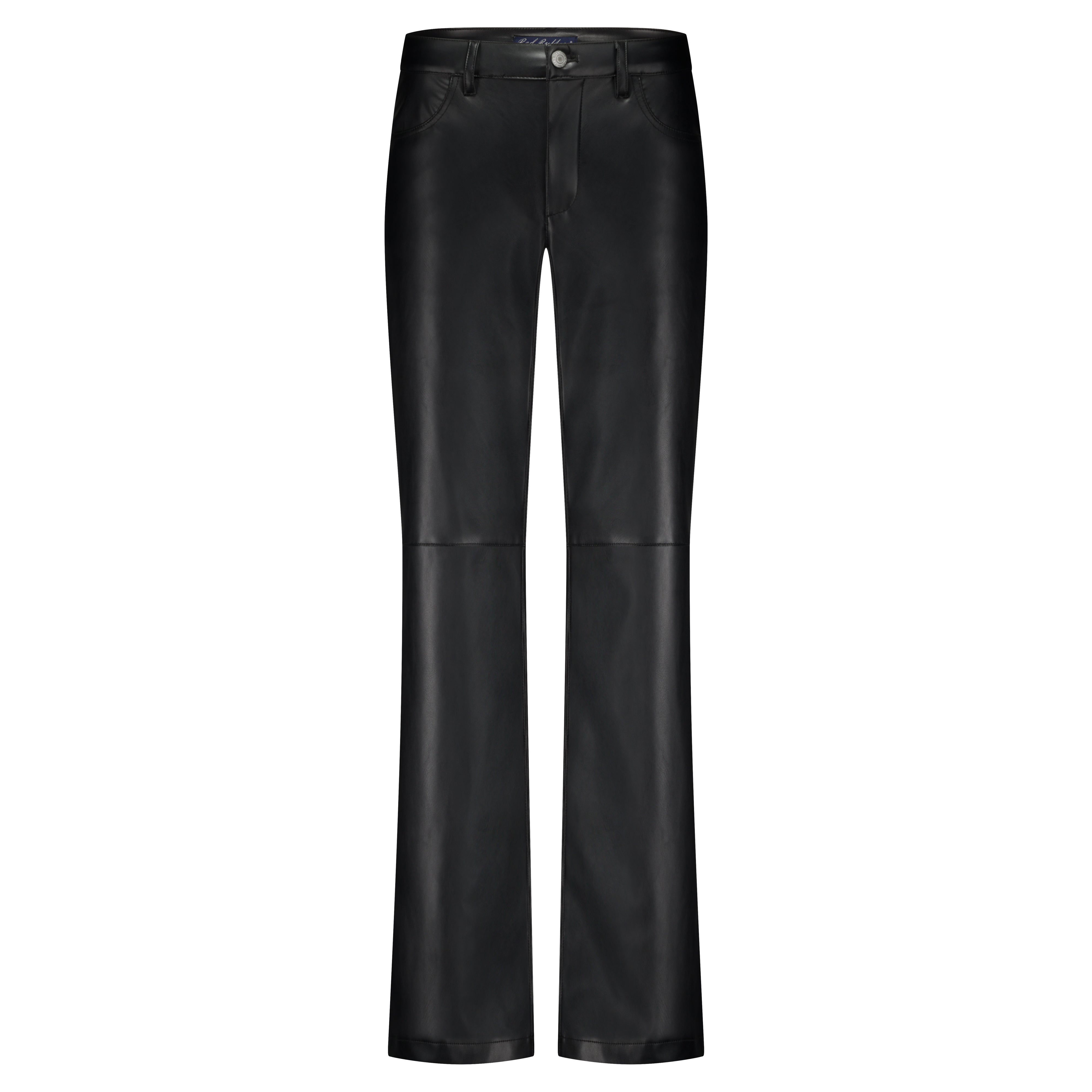 Colette Faux Leather Trousers - Black