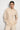 Diano Pleated Shirt - Cream/Camel