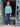 Oversized Soft V-Neck Jumper - Turquoise