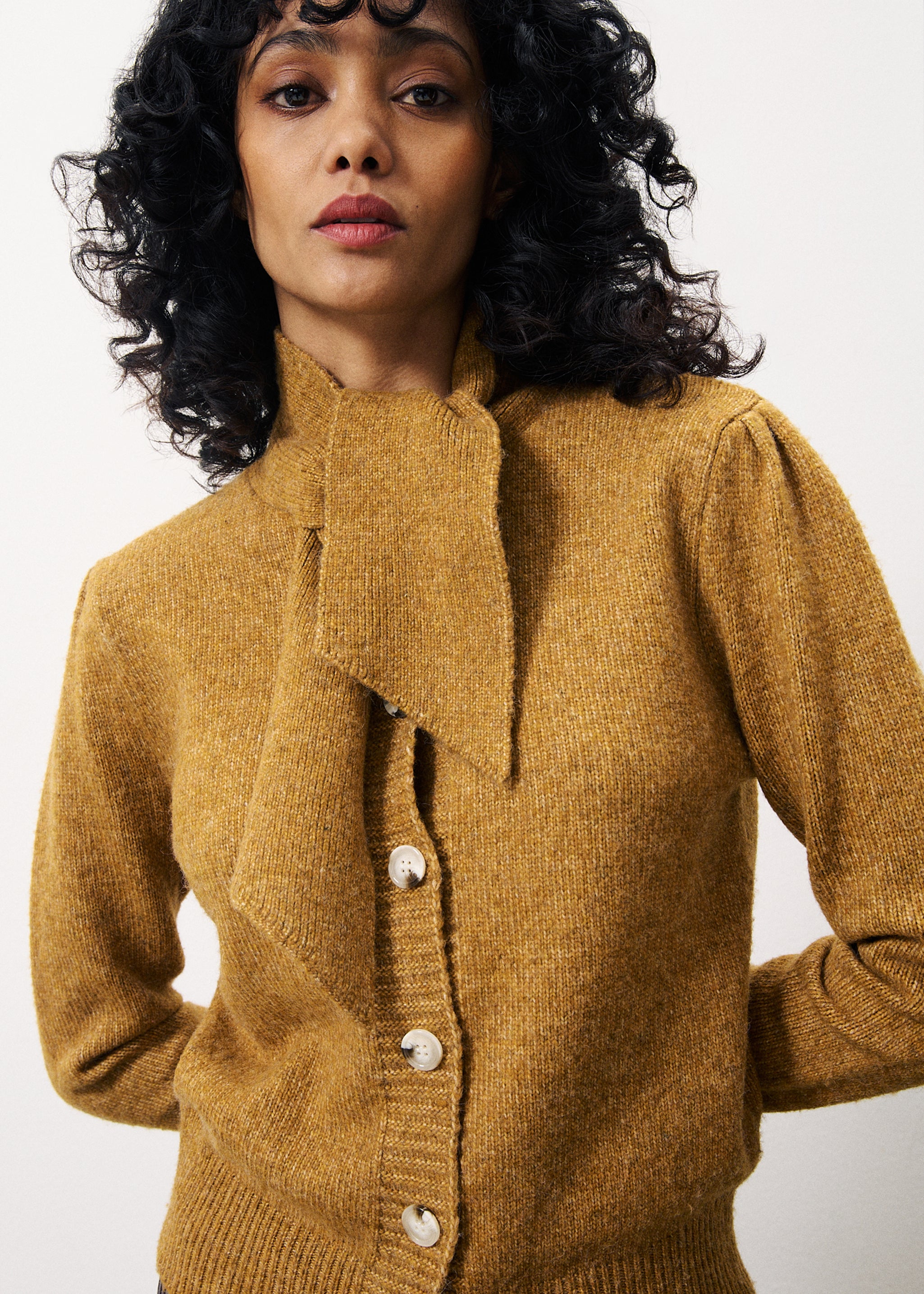 Perline Cardigan - Camel