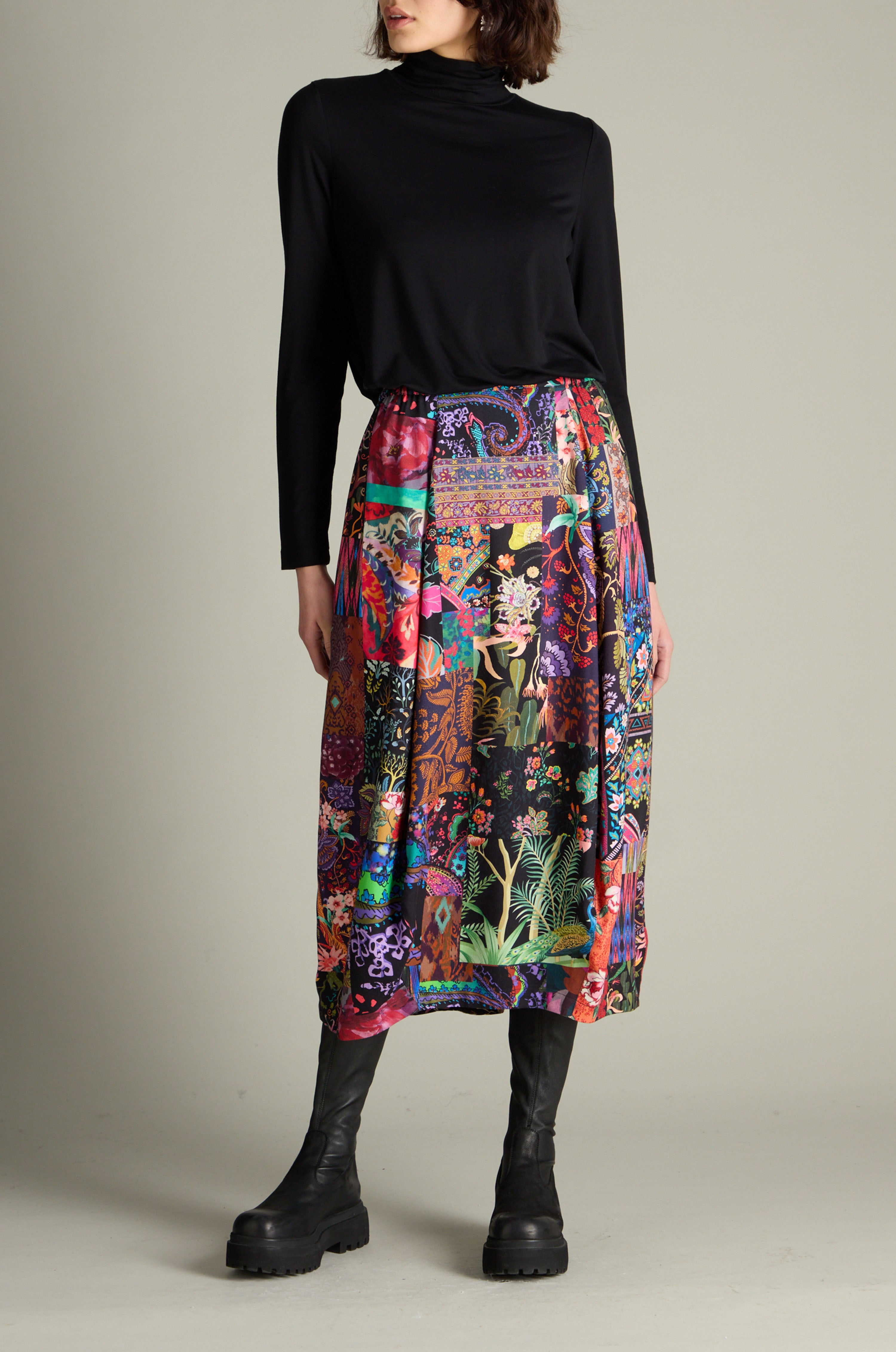Patchwork Skirt - Multi