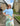 Short Sleeve Knit Jumper - Sky Blue