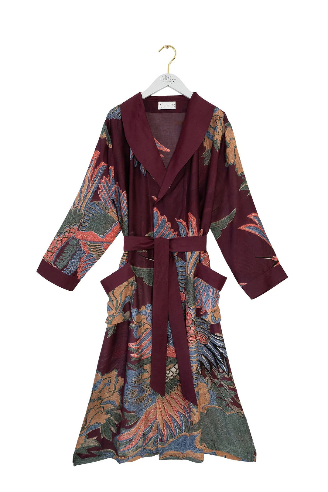 Crane Gown - Plum Mix