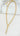 Short Diamanté Chain Necklace - Gold by envy