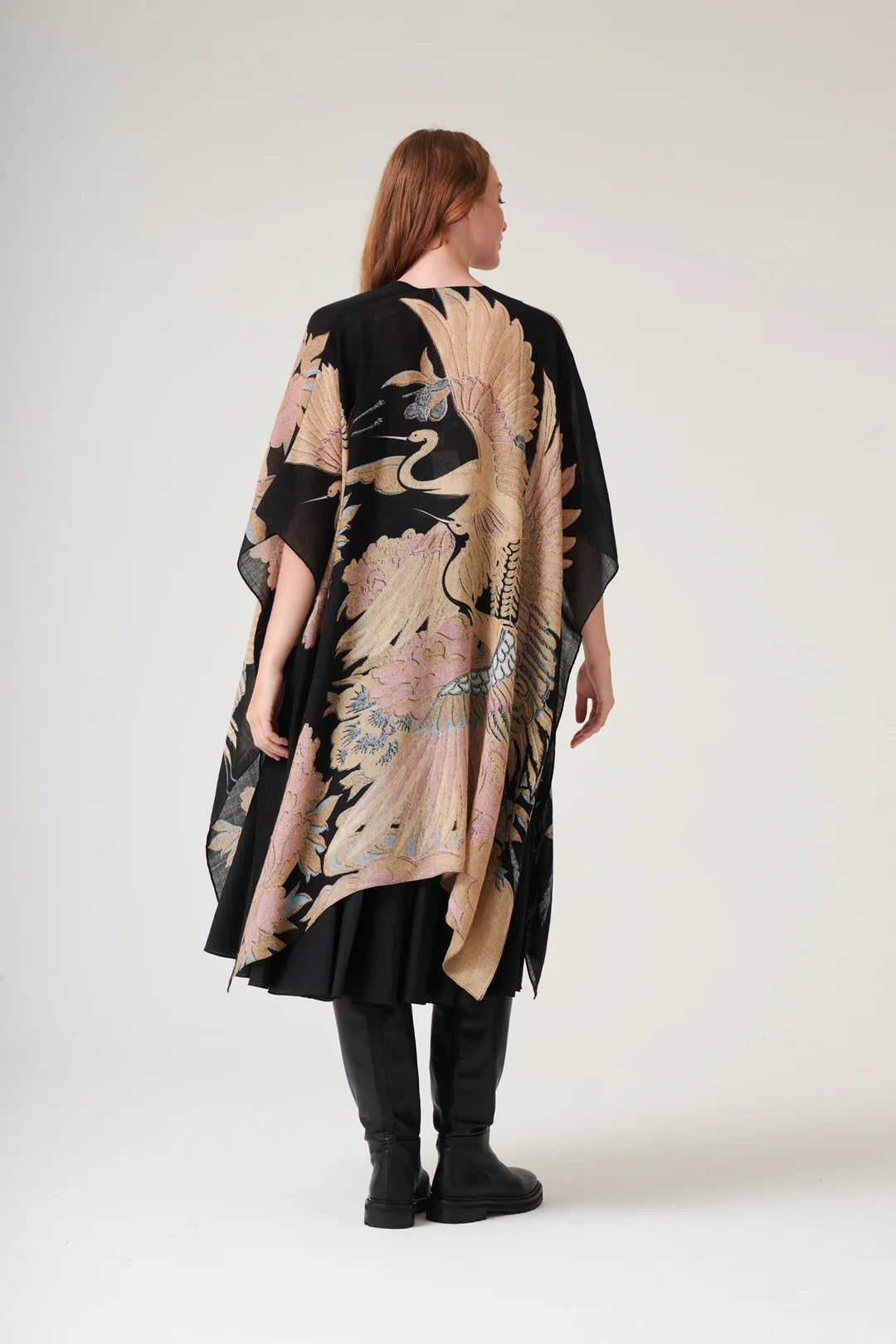 Crane Wool Throwover - Black