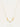 Cervaro Zirconium Necklace - Gold