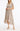 V-Neck Polka Dot Midi Dress - Beige/Black