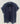 Short Sleeve Zip Jersey Top - Navy Blue