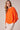 Batwing Ribbed Jumper - Orange