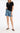 Bow Neck T-Shirt - Black
