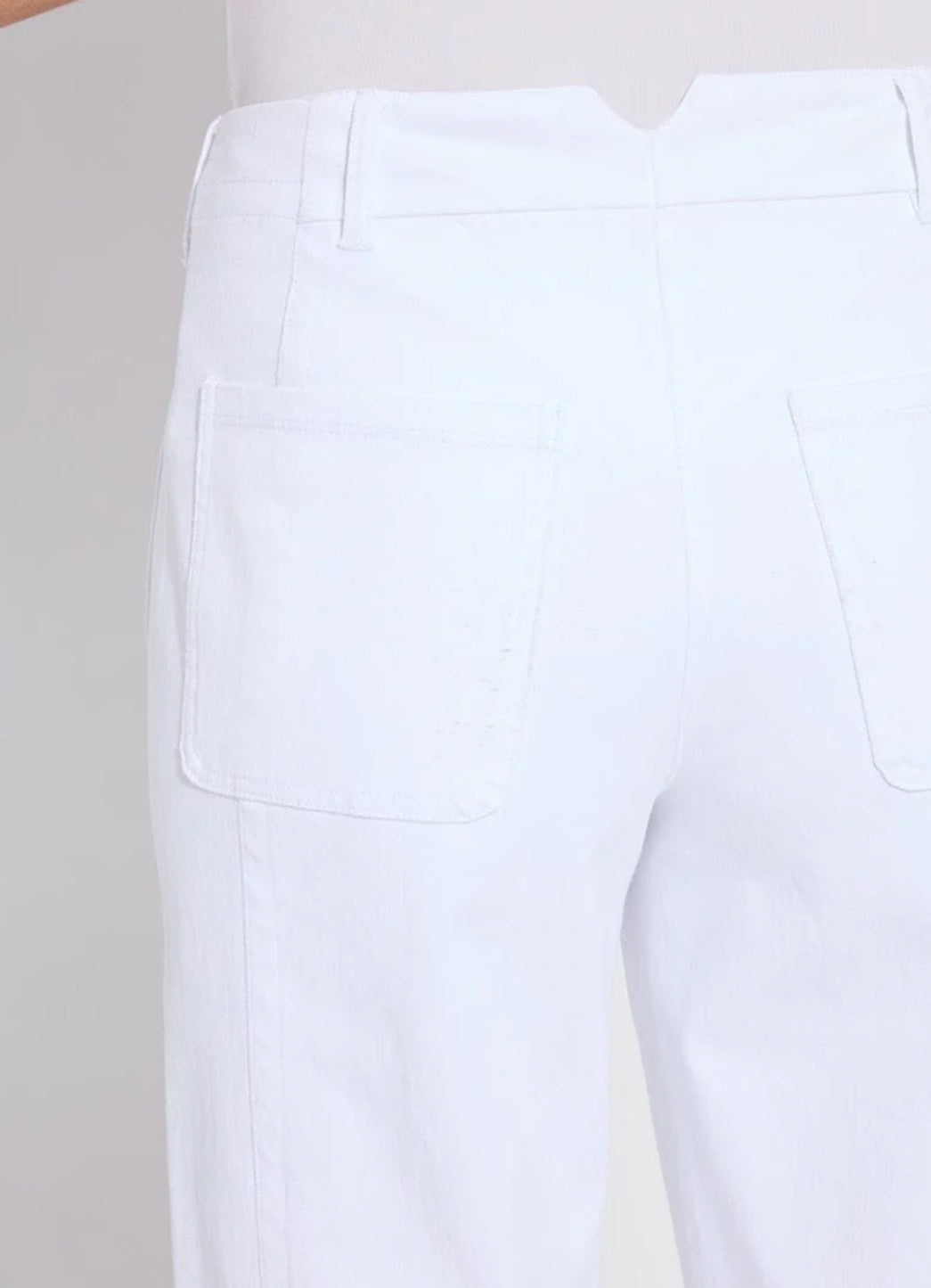 Barrel Leg Jean - White