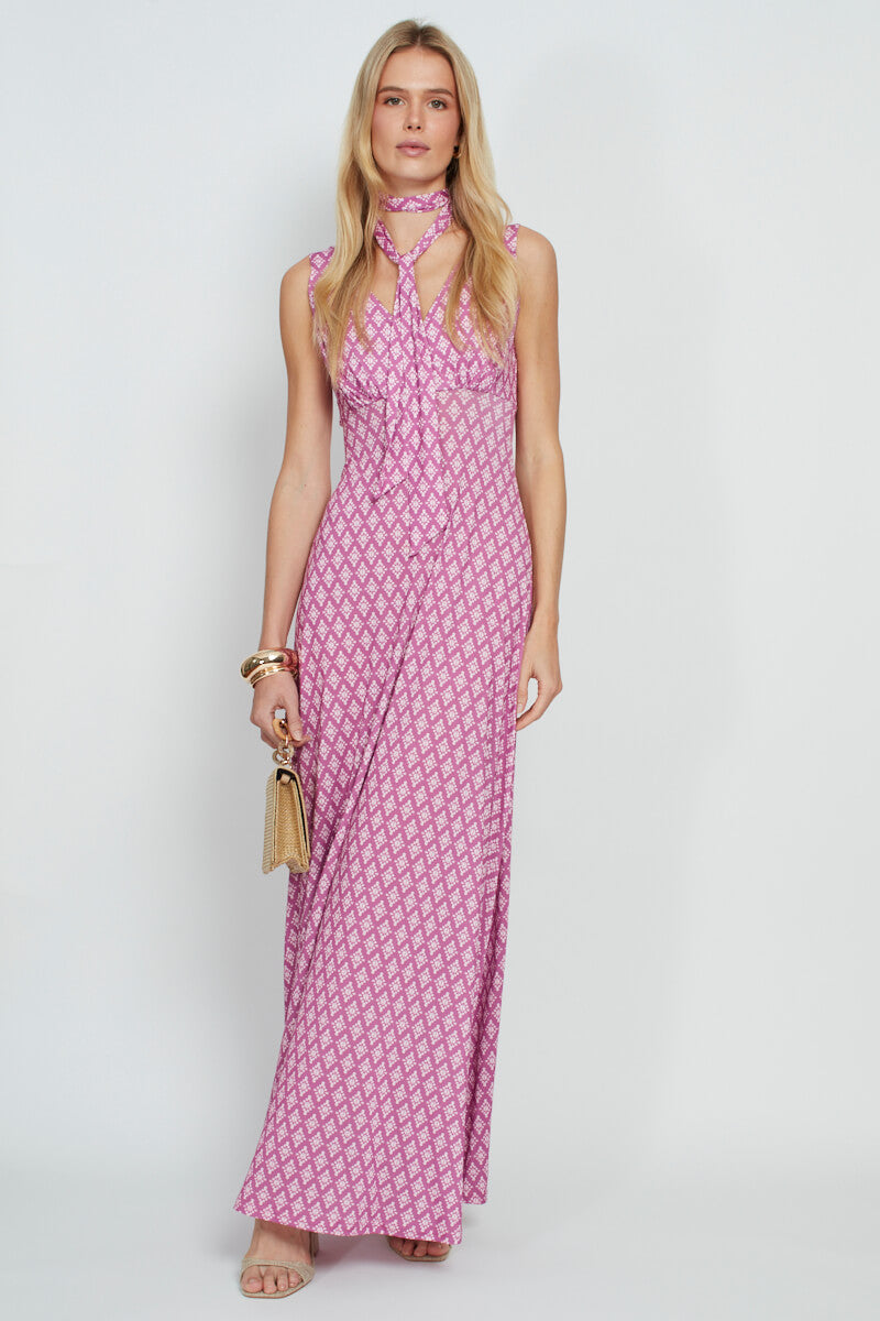 Brigette Dress - Diamond Pink