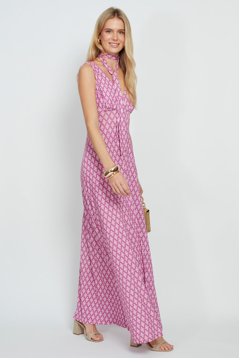 Brigette Dress - Diamond Pink