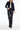 Polka Dot Tie Knit Jumper - Black/White