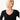 Beaded V-Neck Top - Black by Leo & Ugo
