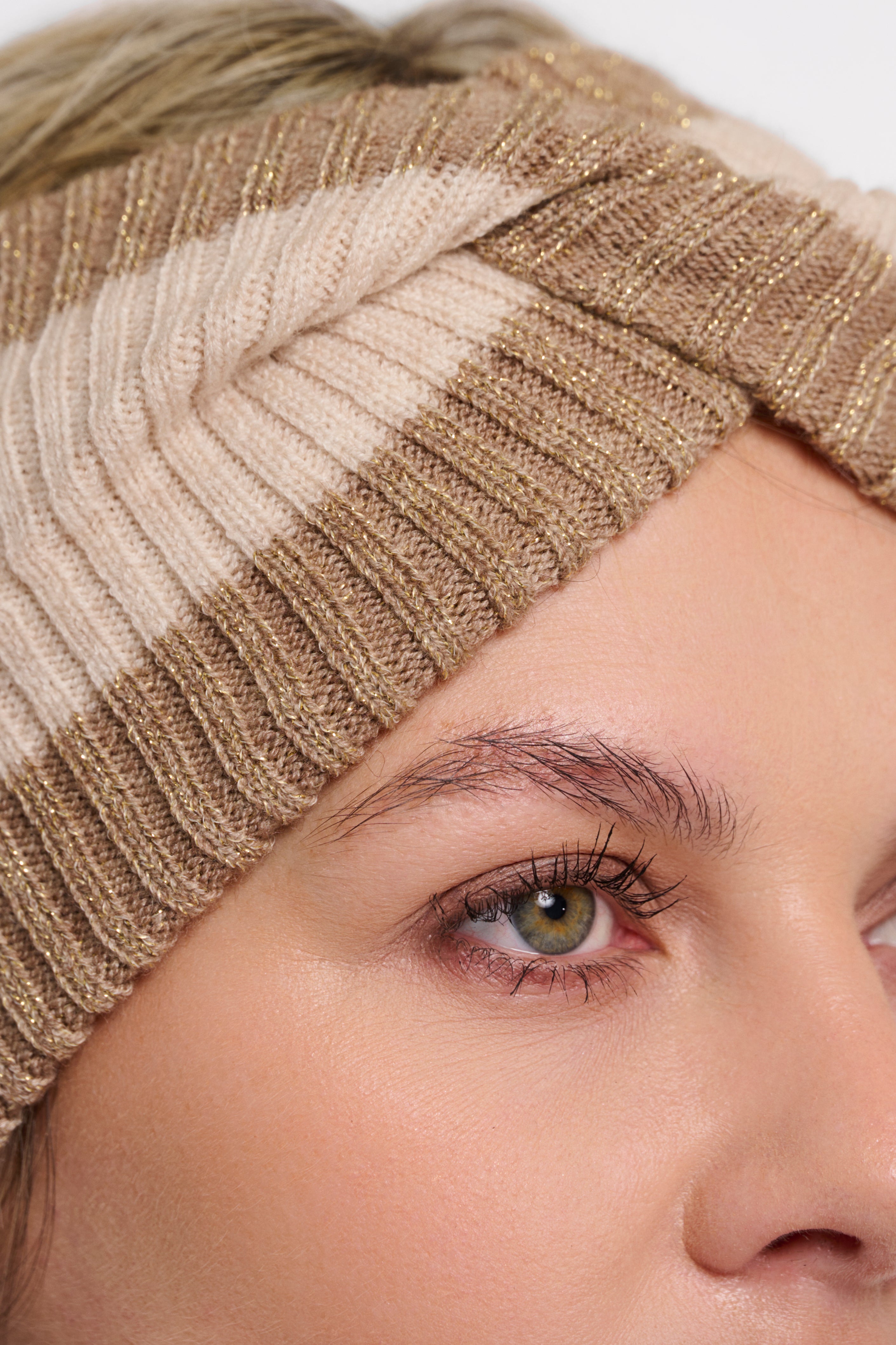 Iva Knitted Headband - Cream Mix