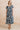 Summer Breeze Midi Dress - Navy Blue/White