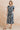 Summer Breeze Midi Dress - Navy Blue/White