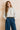 Flora Geo Stripe Shirt - Navy/Ecru