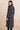 Anya Pincord Midi Shirt Dress - Navy Blue