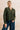 Studio Cable Knit Collared Jumper - Dark Olive