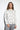 Natana Owl Motif Shirt - Off White/Grey
