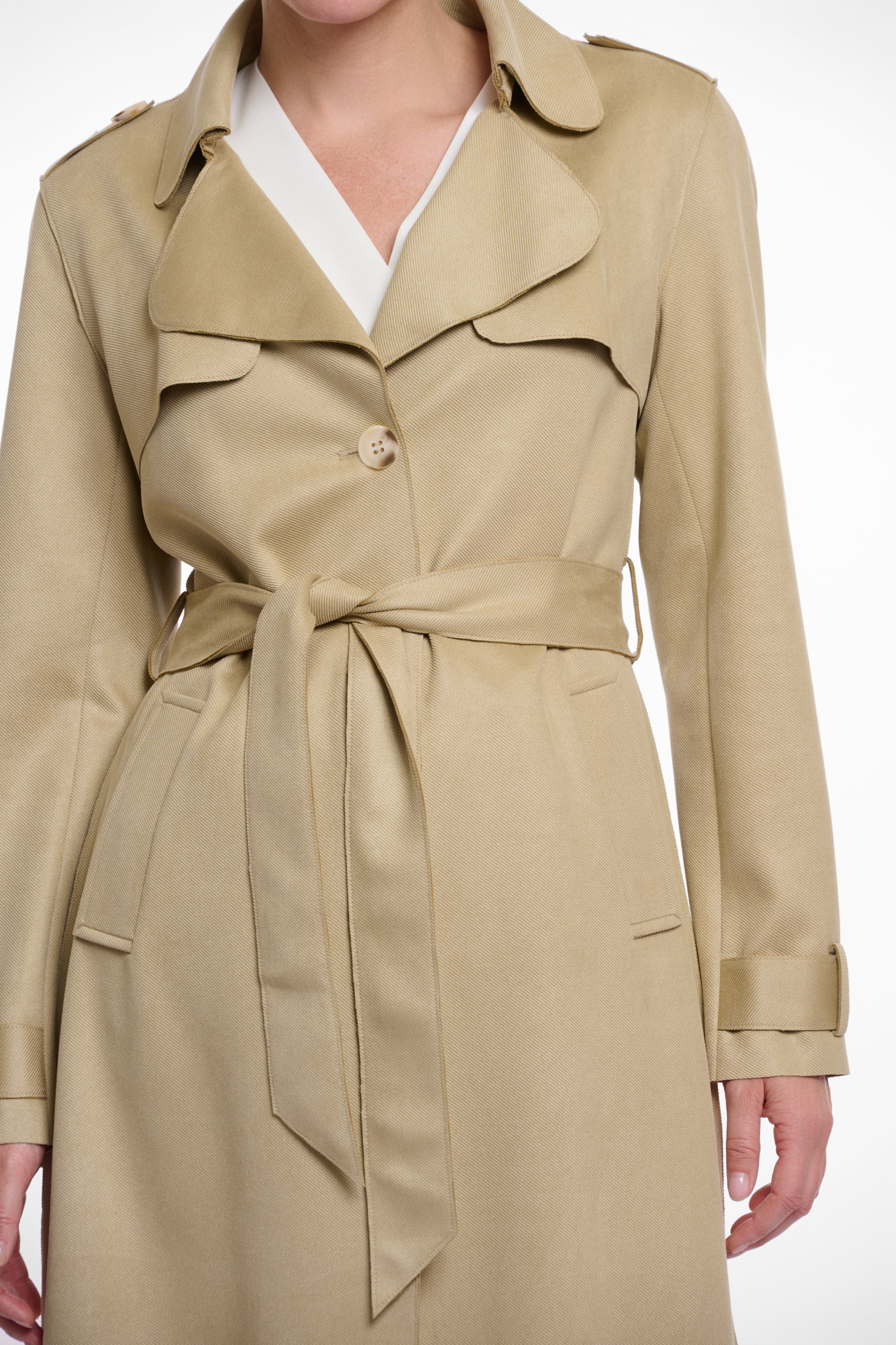 Nula Trench Coat - Camel