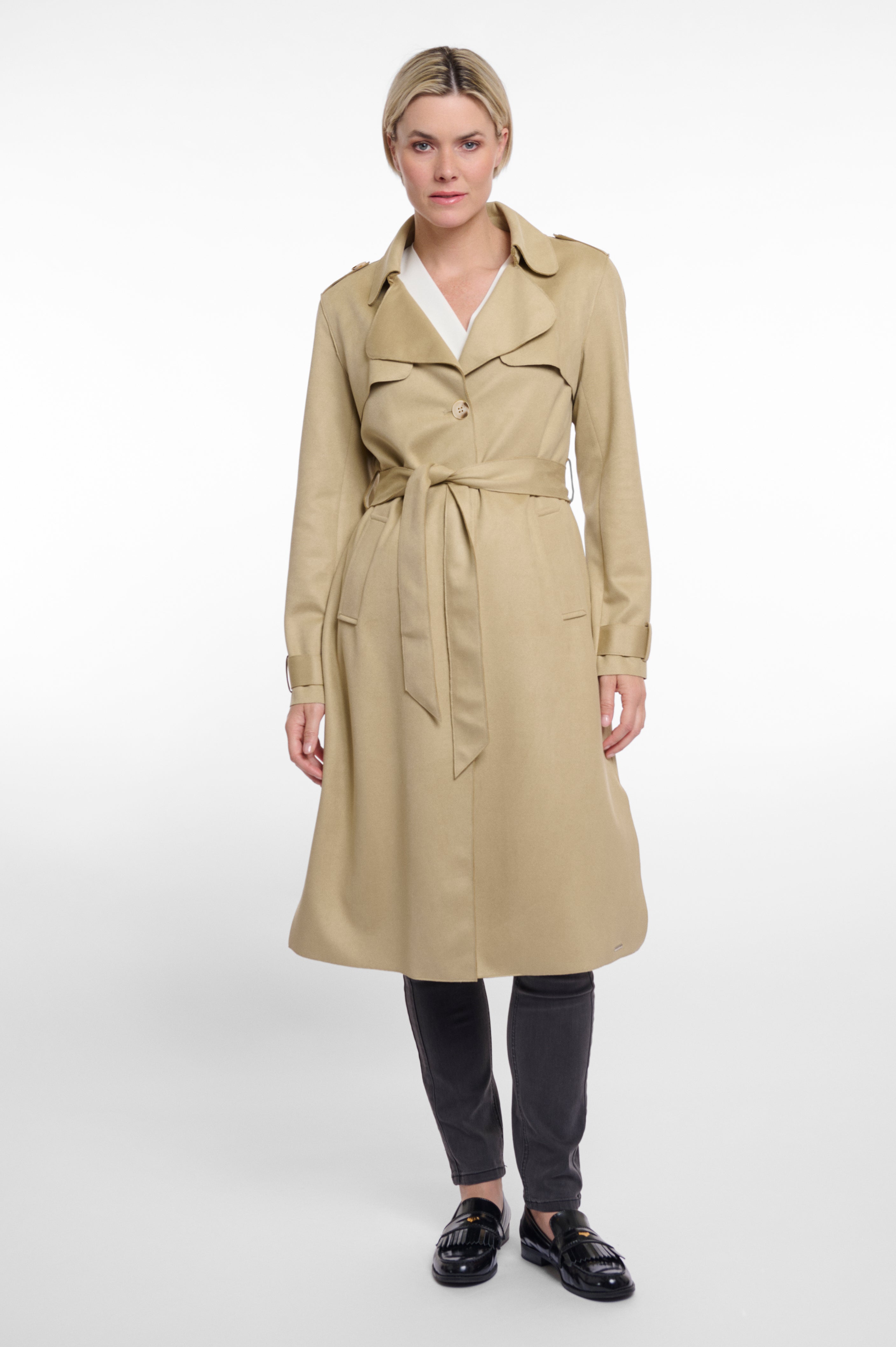 Nula Trench Coat - Camel