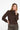 Ojun Embellished High Neck Top - Chocolate