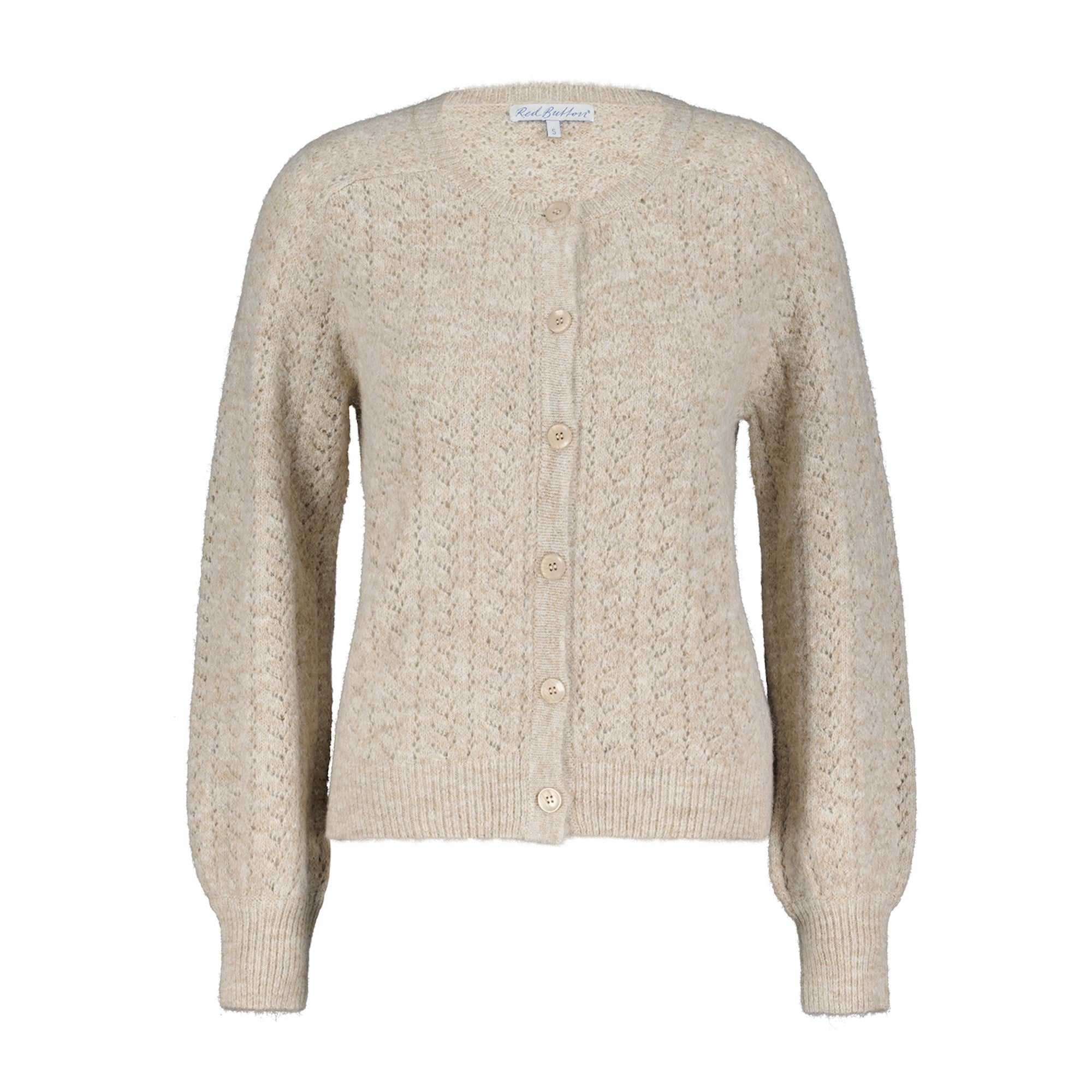 Ajour Cardigan - Mushroom