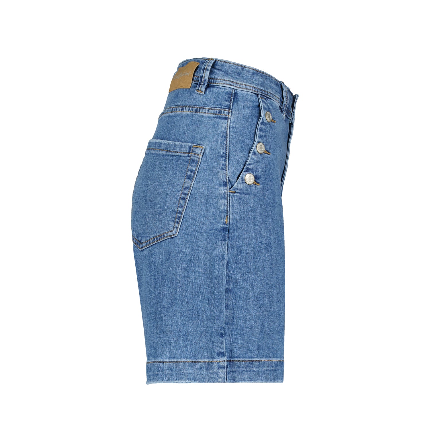 Bibette Denim Short - Mid Stone