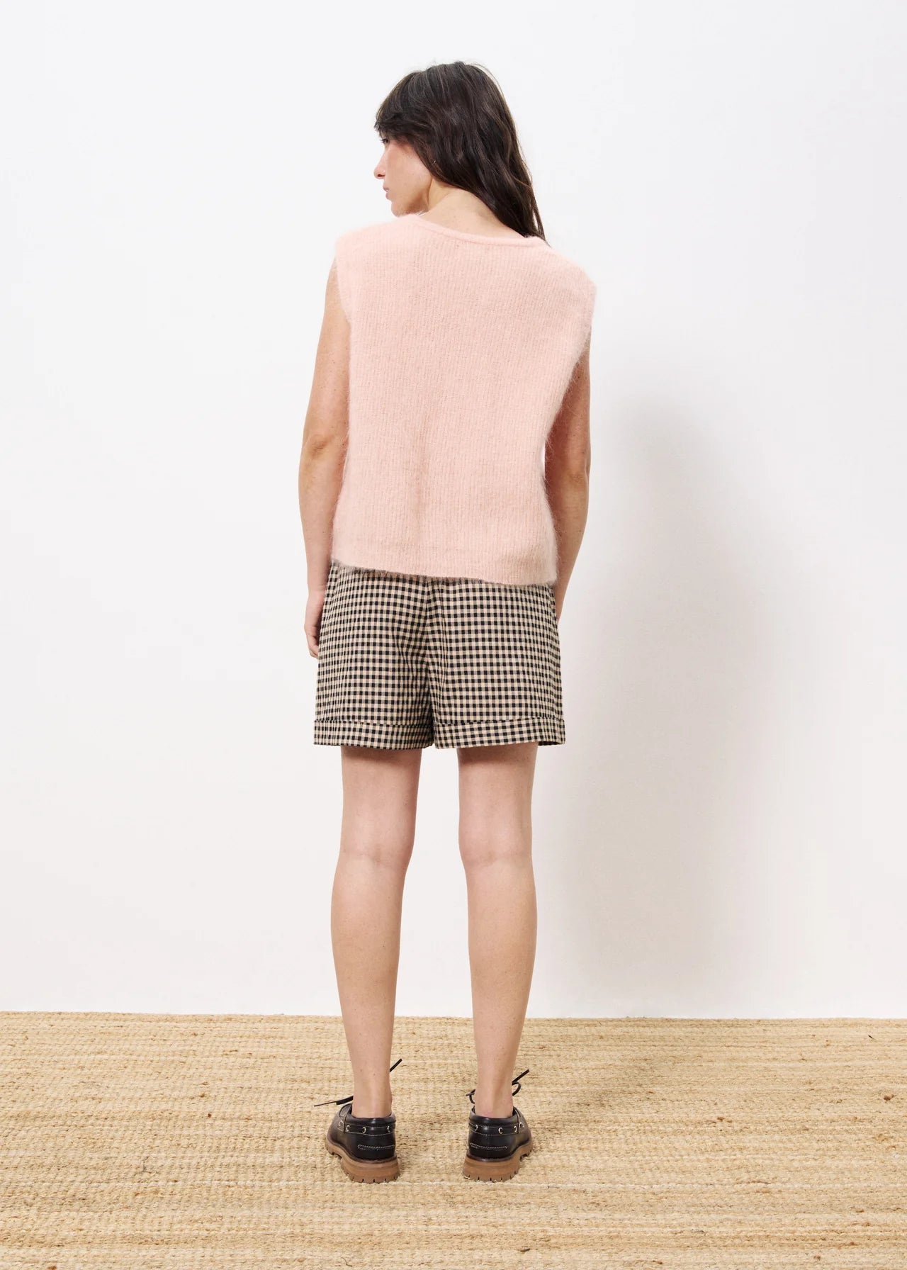 Meliza Knitted Waistcoat - Pink